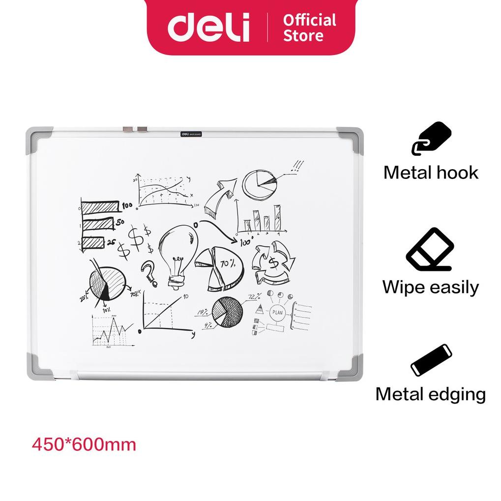 

PRODUCT TERMURAH Deli Whiteboard Papan Tulis Putih Magnetik Ukuran 45 x 60 cm Kokoh Cocok Untuk Kantor E39032A