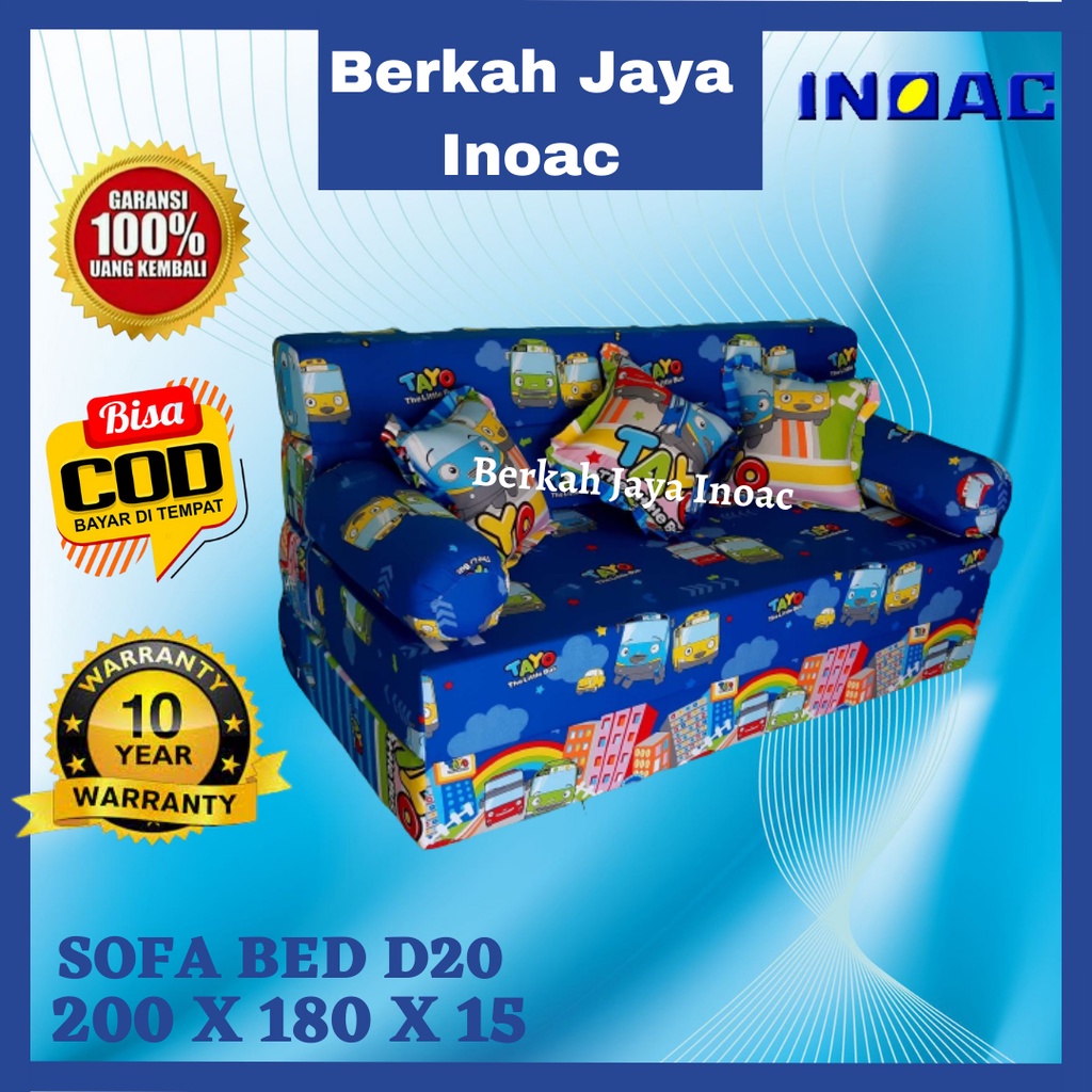 Sofabed Inoac Murah / Termurah Sofabed Inoac Uk 200 x 180 x 15 cm Busa Eon Lg d23 / Sofabed Busa Ino