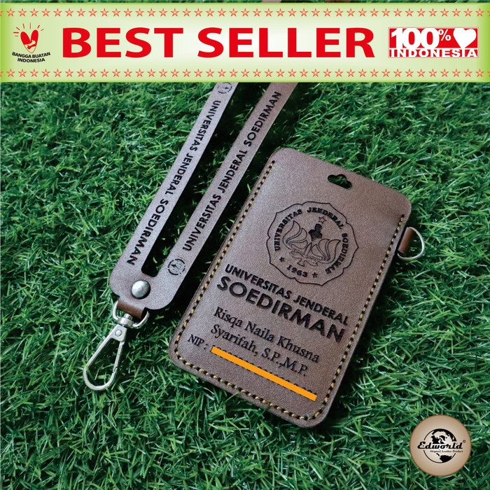 

Id Card - Id Card Holder Kulit Costum Nama & Intansi/Perusahaan 1 Slot Card