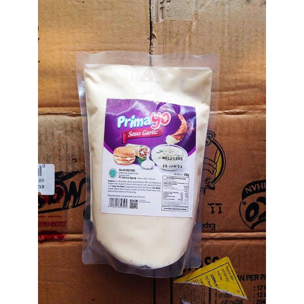 

Saus garlic primayo 500gr