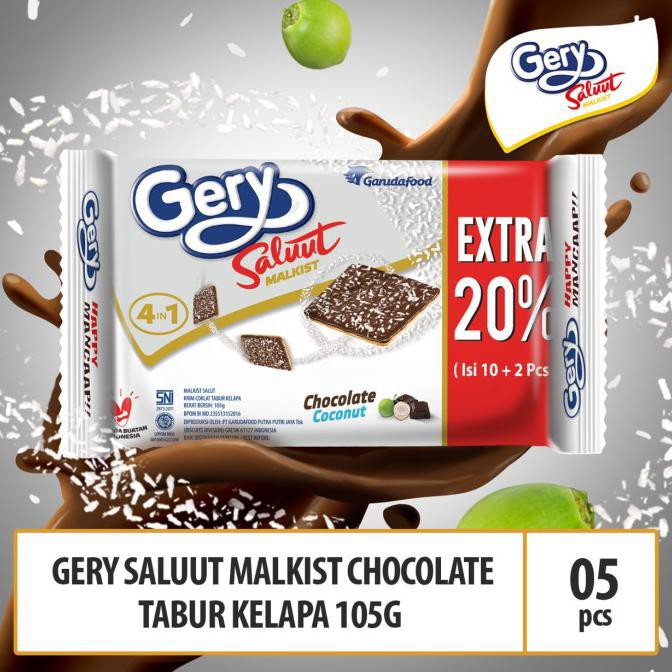

Cuci Gudang Awal Tahun Malkist Coklat Tabur Kelapa - 105g (MACC2) 5 Pcs By Garudafood Cuci Gudang