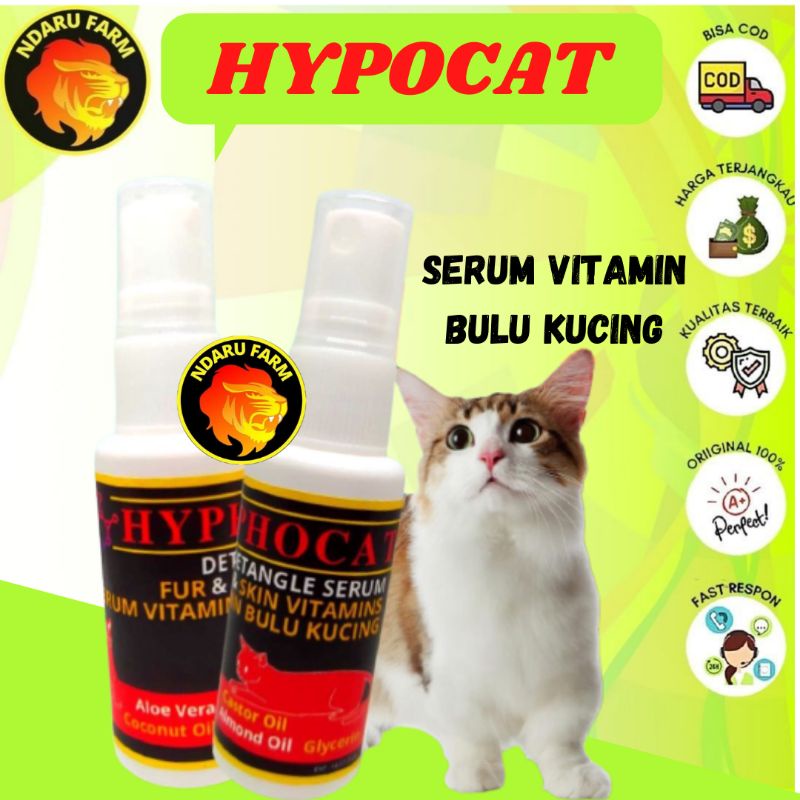 ANTI RONTOK BULU KUCING HERBALPENUMBUH BULU KUCING VITAMIN SPRAY NDARUFRAM