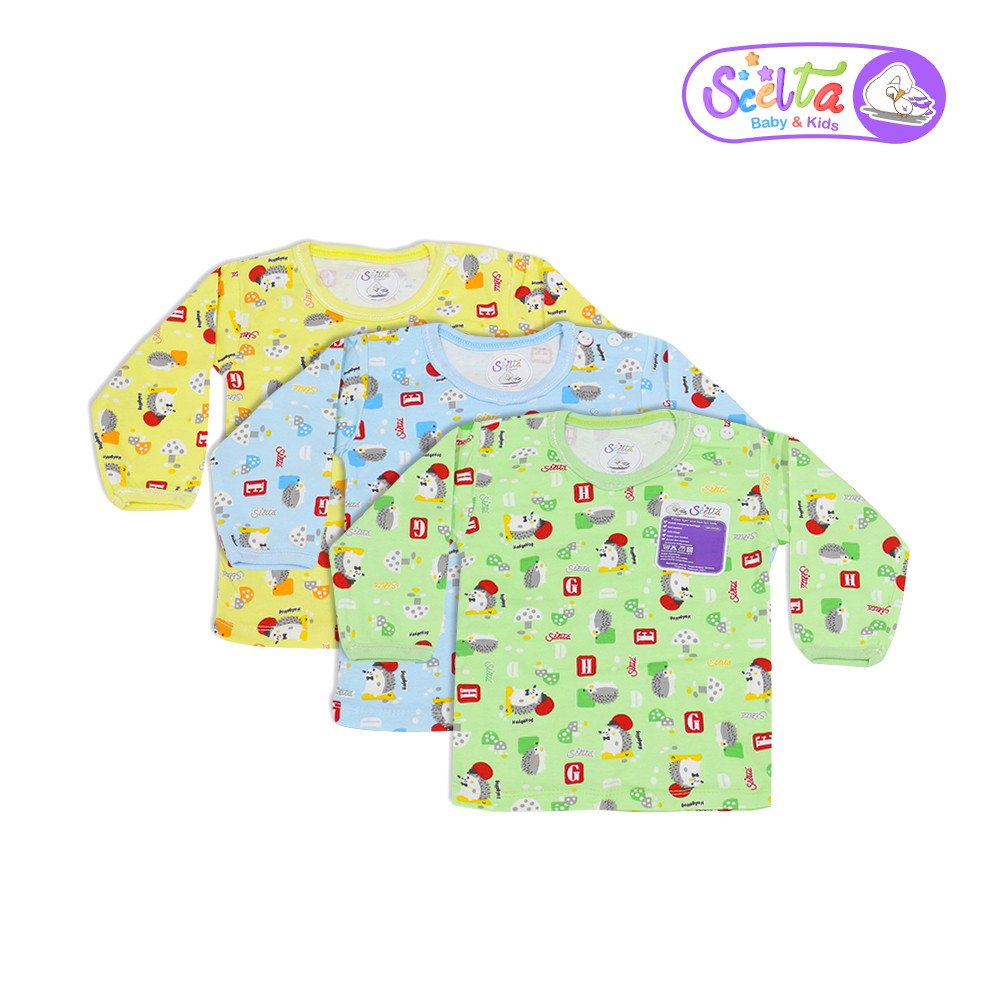 Scelta - Baby & Kids Baju Bayi Lengan Panjang Motif Unisex Cewek & Cowok Bb C 2E3A