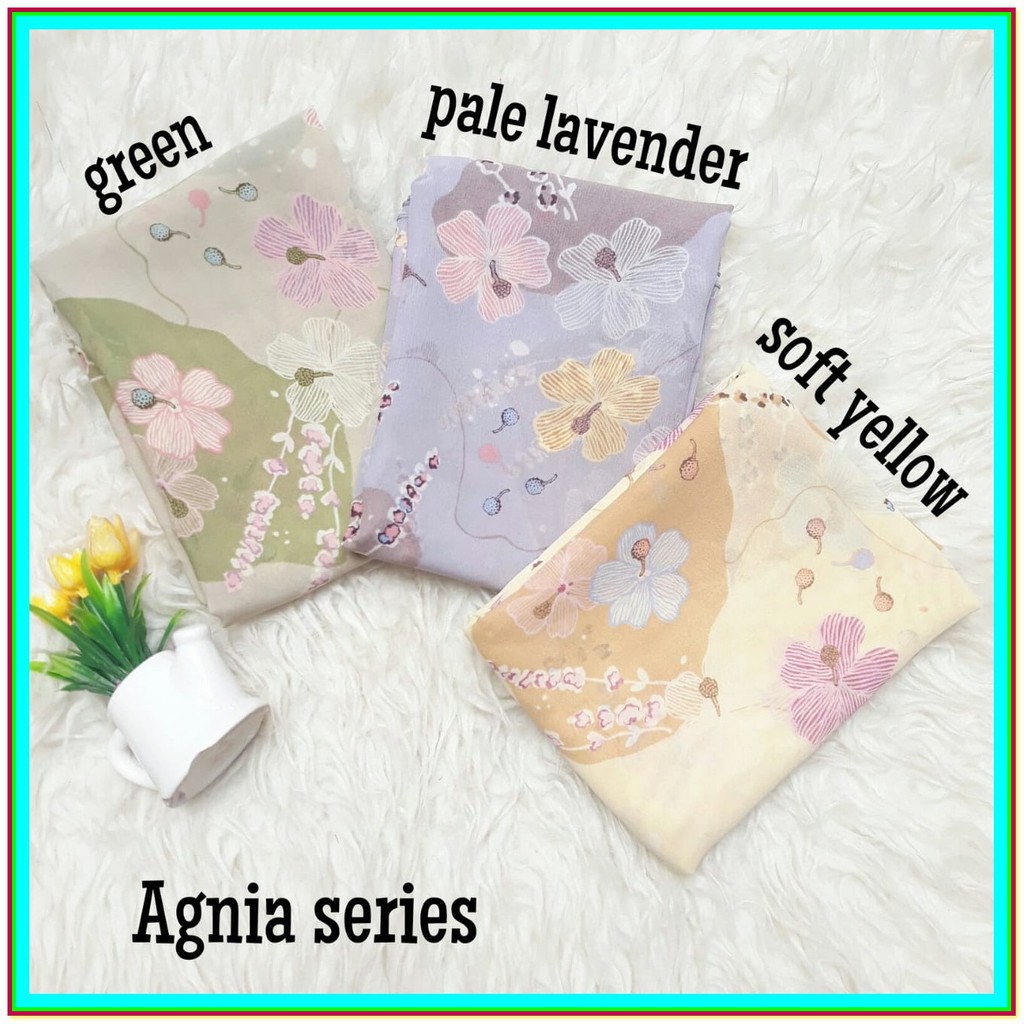 AGNIA SERIES/HIJAB SEGIEMPAT/JILBAB SEGI EMPAT