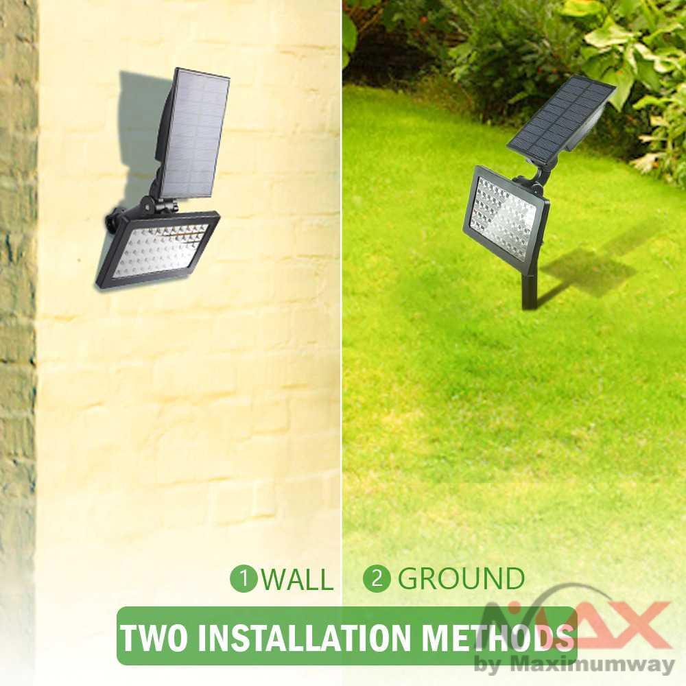 Lampu Taman Tancap Taman Lampu Pagar Lampu Dinding Tenaga Matahari Surya 50 LED Energi surya Solar Panel energy Outdoor luar ruangan anti air waterproof T-SUN 50 LED 5W Solar Garden Light 2 Modes Outdoor Adjustable &amp; Auto ON/OFF Security Lighting for Yard