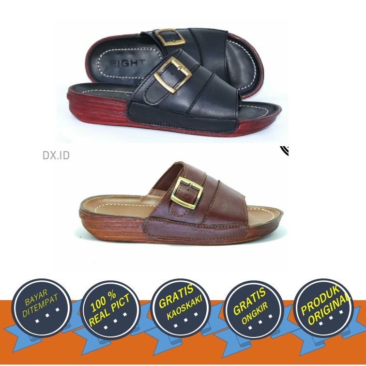 SANDAL INDIAN SANDAL ASLI SANDAL PRIA KULIT ASLI SANDAL SELOP PRIA FORMAL