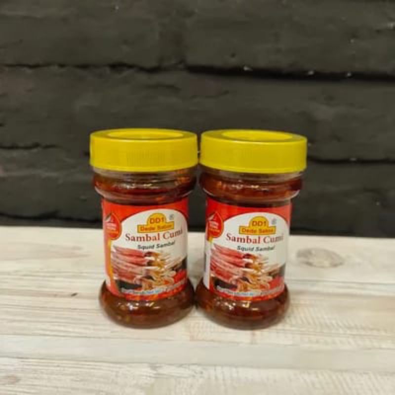 

TERMURAH !!! Sambal Cumi 135gr By Dede Satoe SKOMILL