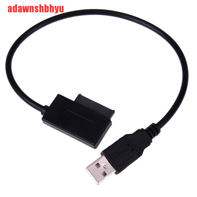 Kabel Adaptor Optik Drive Usb Ke 7+6 13pin Slim Sata/Ide Cd Dvd Rom