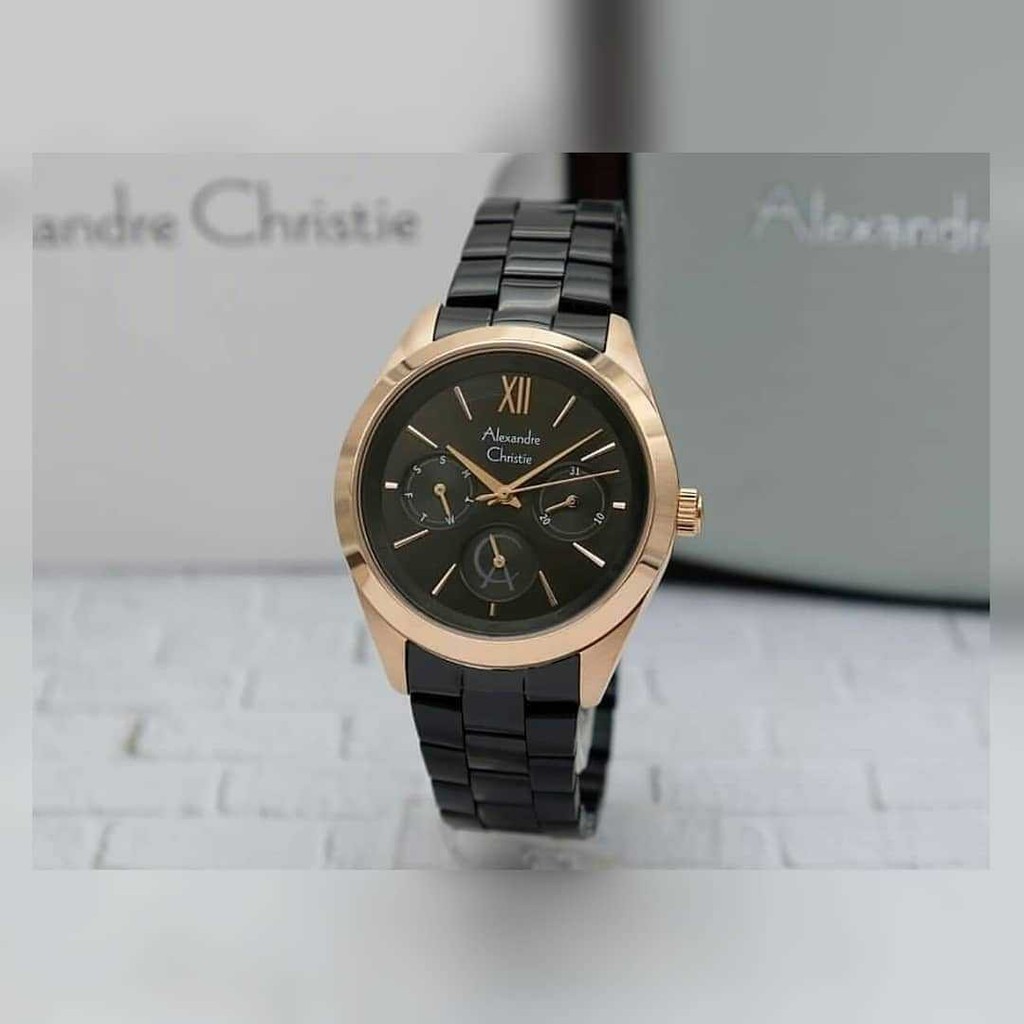 Alexandre Christie Wanita 2828 BF Black Rose Original