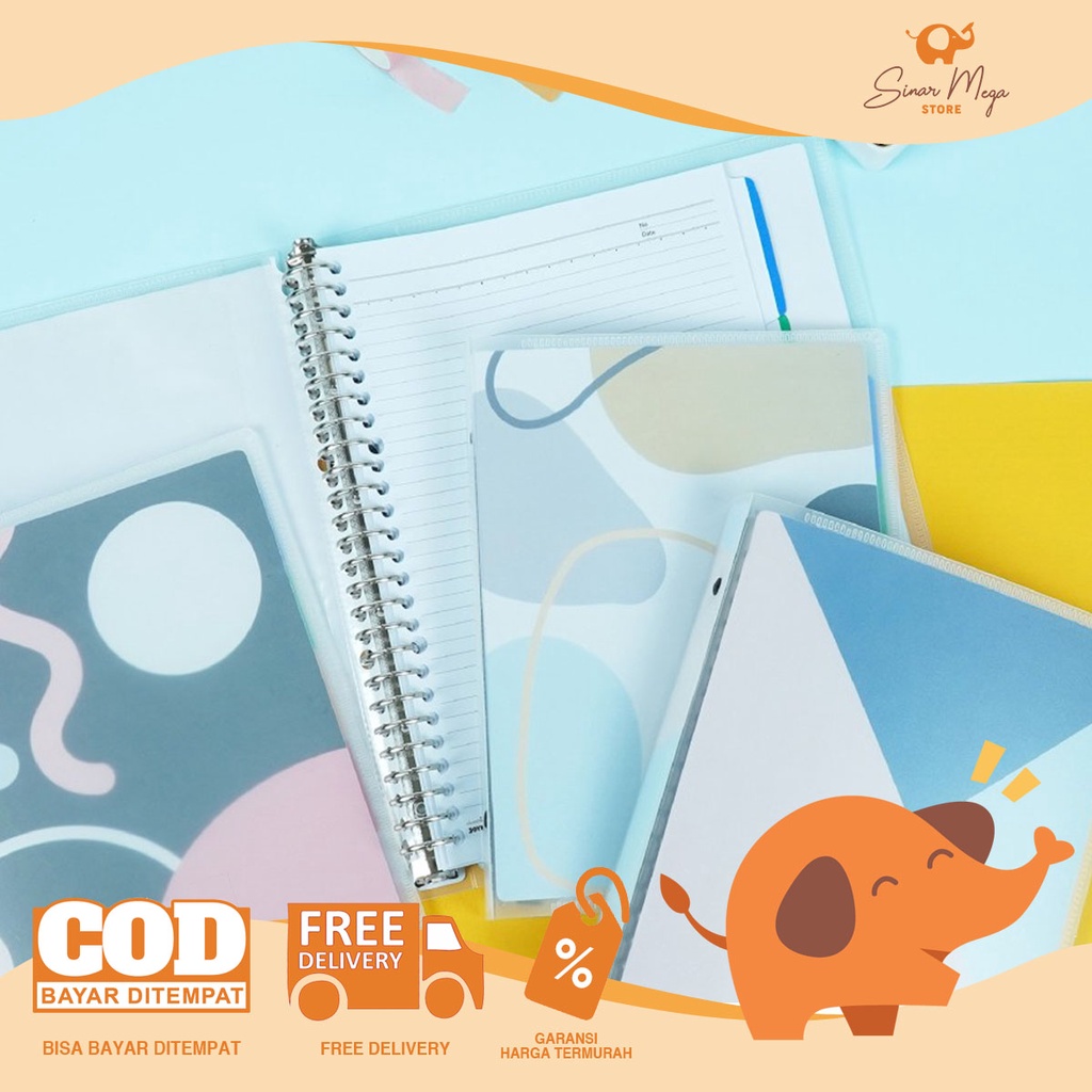 

Joyko Binder Note A5-TSAT-521 / Buku Binder A5 Loose Leaf Lucu Murah