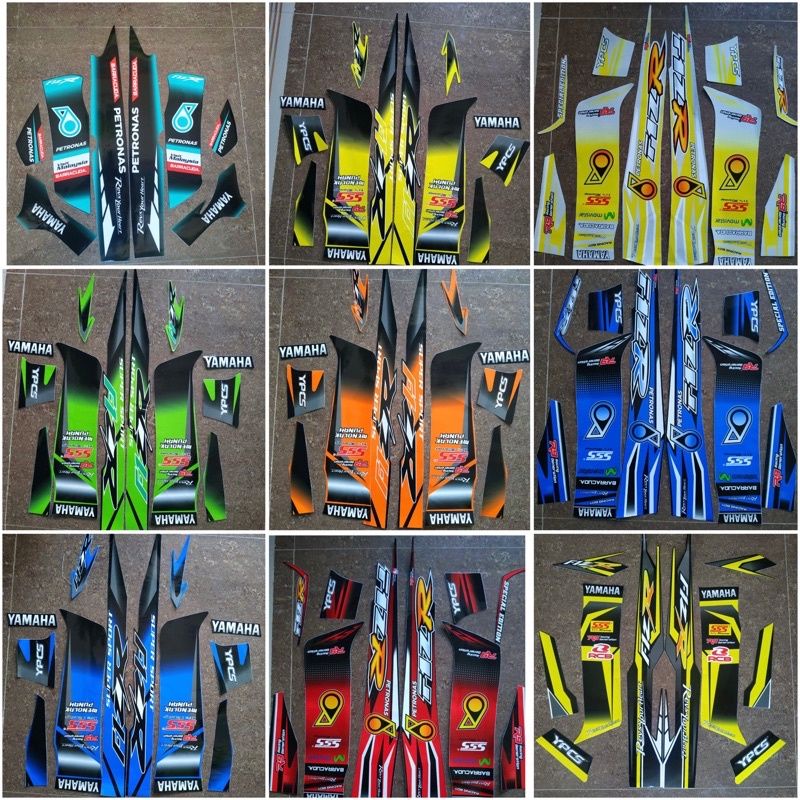 (COD) STIKER FIZ R FIZR STICKER LIST LES LES BODY MOTOR FIZ R FIZR F1ZR F1Z R VARIASI