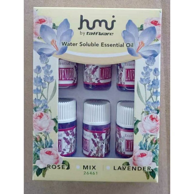 Taffware HUMI Essential Oils Minyak Aromatherapy 3ml 6 PCS