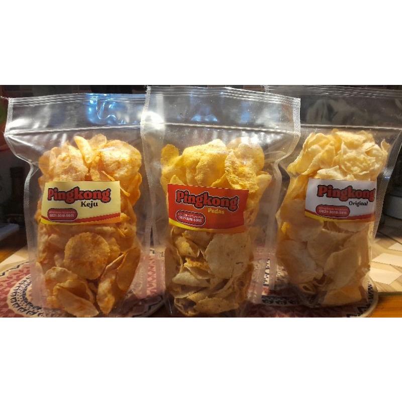 

keripik pingkong/emping singkong 140 gram dan 45gram