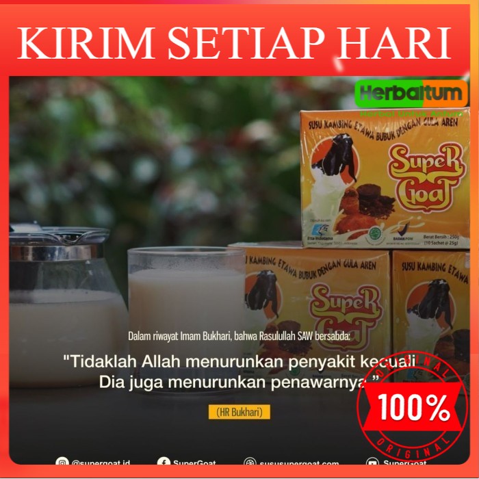 

SUPERGOAT SUSU KAMBING BUBUK (GULA AREN)