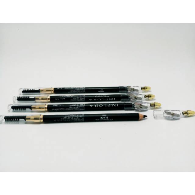 PENCIL ALIS IMPLORA BLACK SIKAT SERUT(ecer)