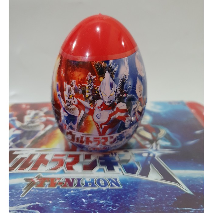 TELUR ULTRAMAN MAINAN KEJUTAN DALAM TELUR
