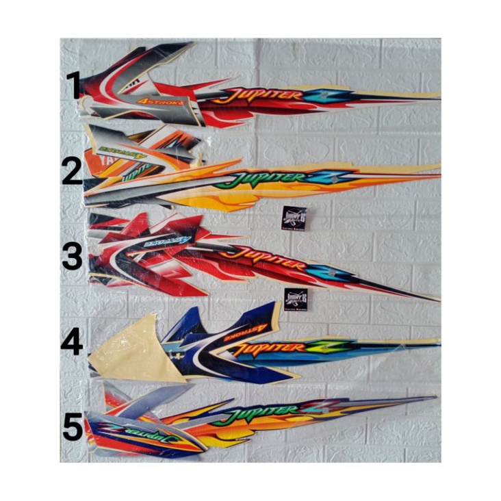 STIKER STRIPING LIS BODY MOTOR YAMAHA JUPITER Z 2005 - 2006