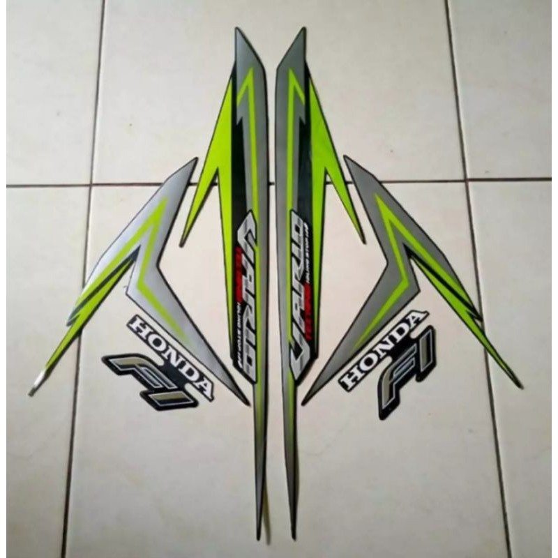 Jual STIKER STRIPING LIS BODY VARIO TECHNO 125 LED 2016 HITAM CORAK