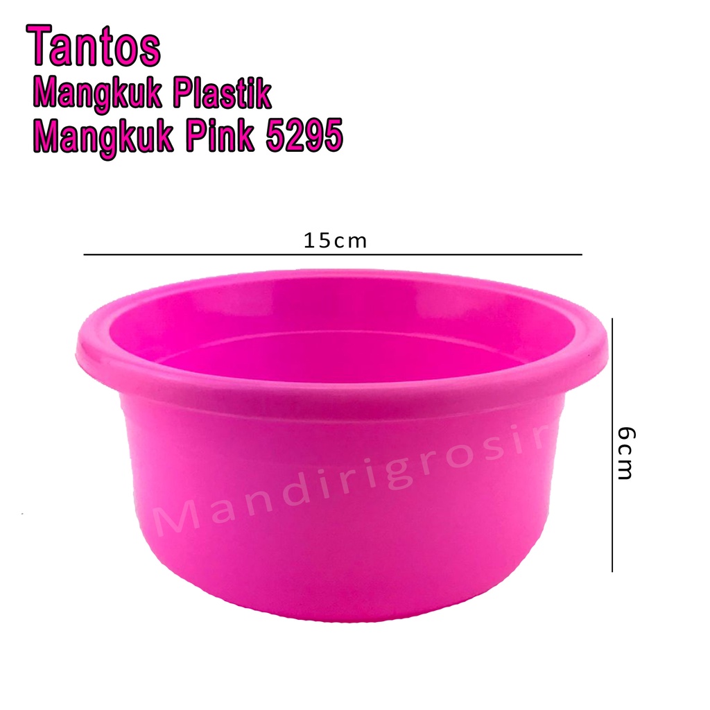Mangkuk Plastik * Tantos * Mangkuk * 5292 Pink