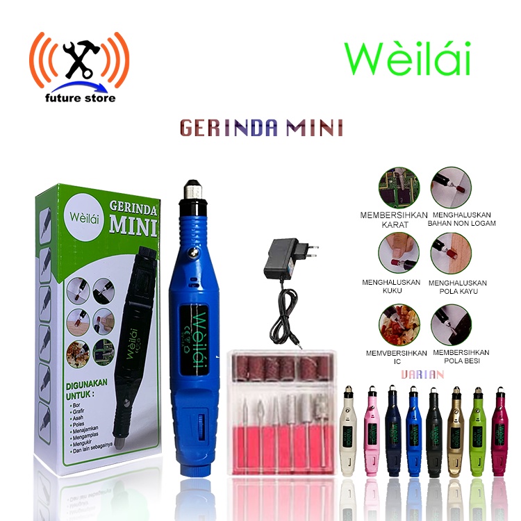 Weilai Mesin Mini Grinder Grafir Bor Gerinda Ukir Gerinda Listrik Mini Gerinda Mini