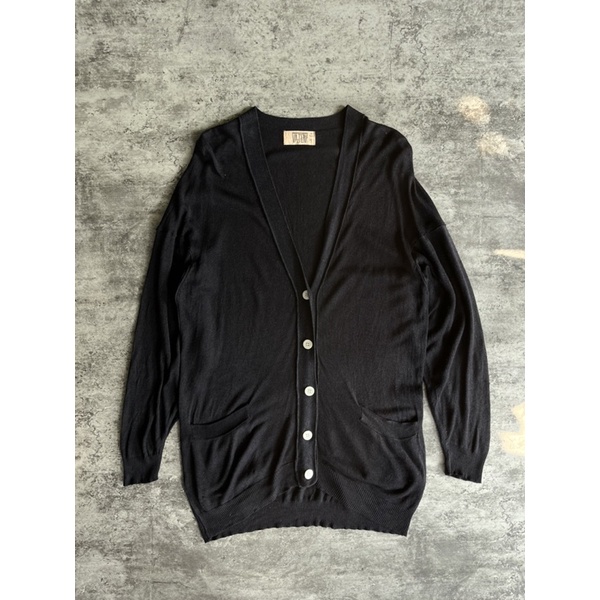 cardigan hitam second