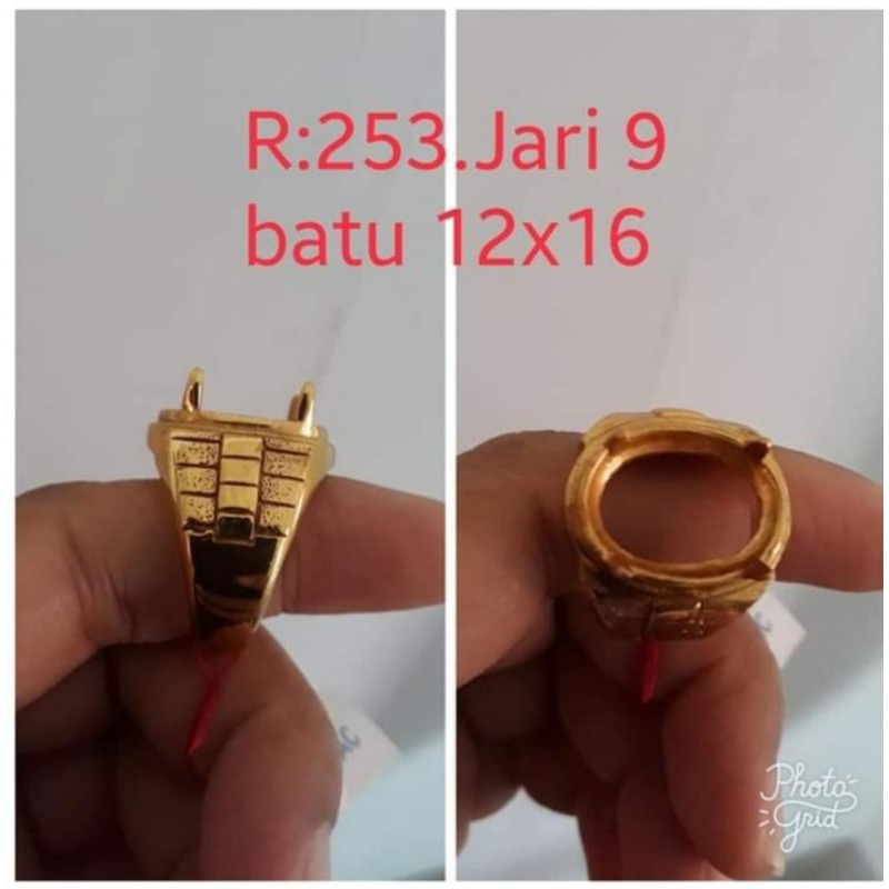 Ikat ring emban perunggu model eropa