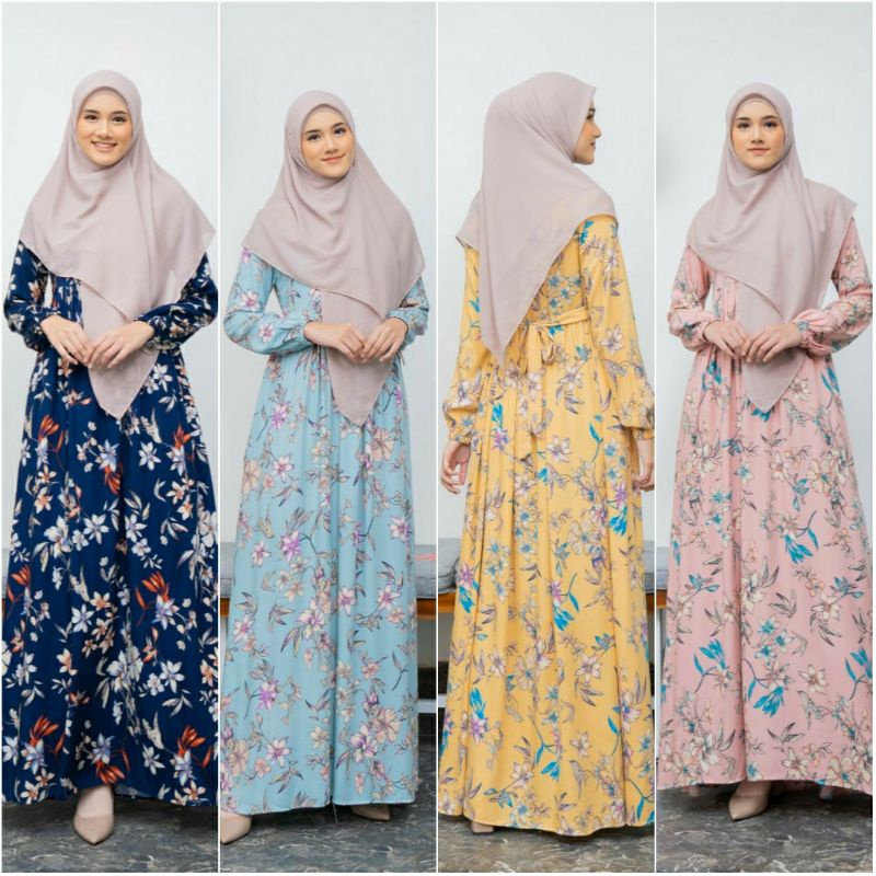 babynadshop_homey dress gamis rayon viscose muslim Nara by le khari