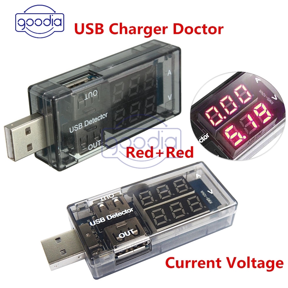 ✈【Fast/COD】✈USB Charger Doctor Current Voltage Detektor Battery Voltmeter Ammeter Tester