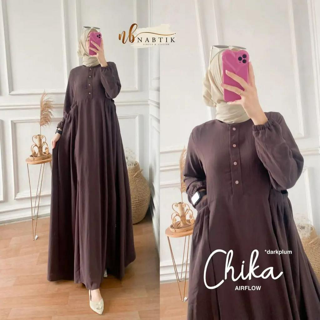 CHIKA DRESS MAXI JUMBO MODEL KEKINIAN