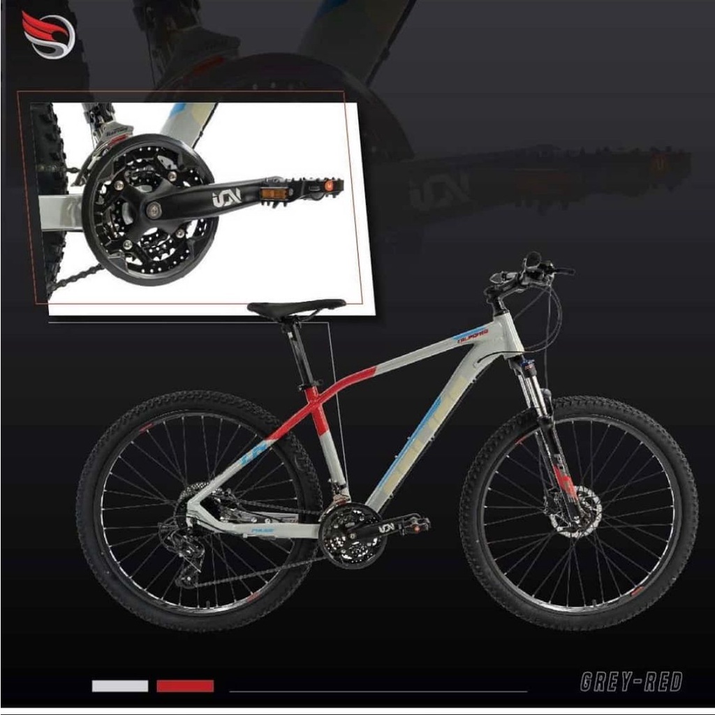 Sepeda Gunung MTB Element Police California 1.0 Shinamo 27.5 speed Garansi SNI-4