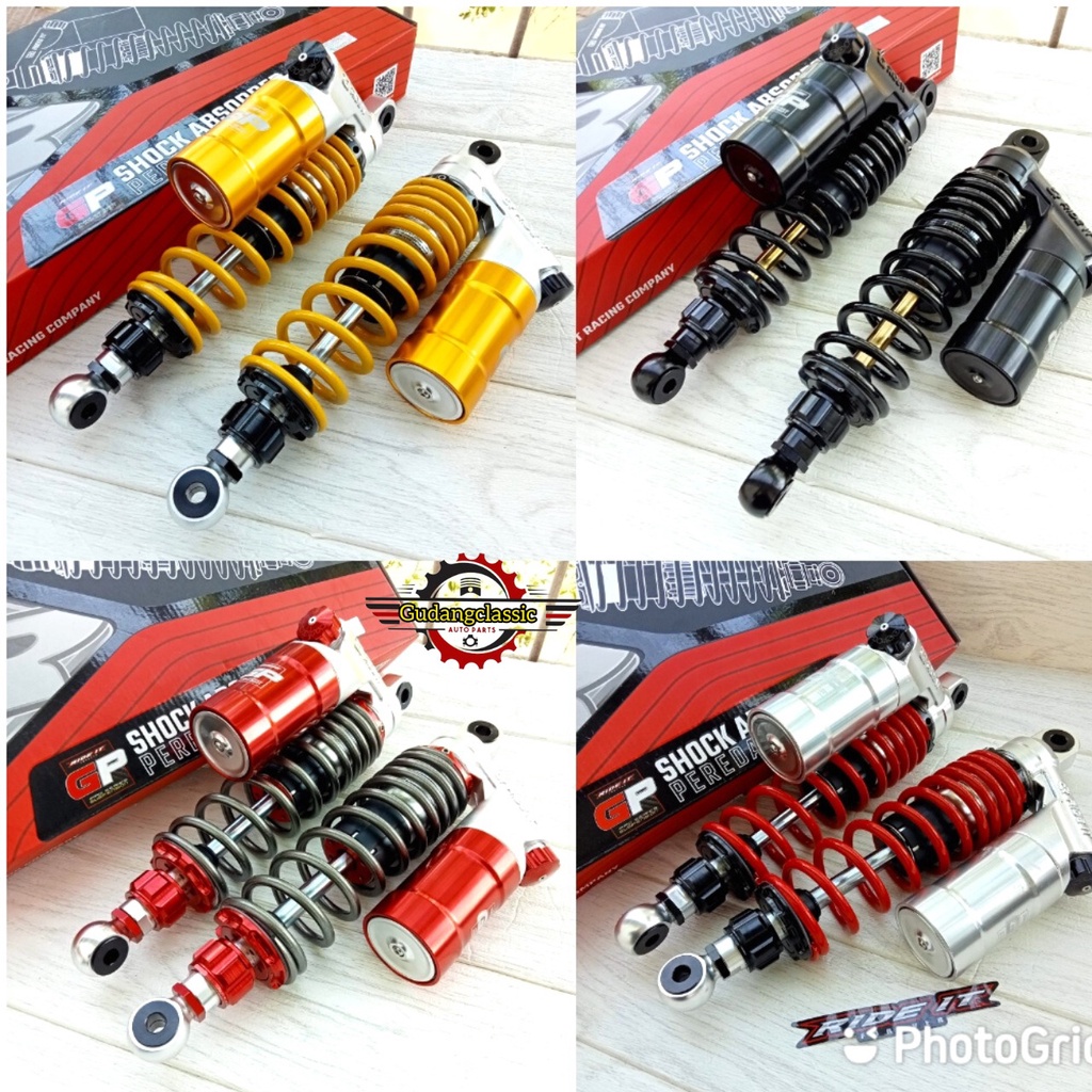 Shock Tabung Ride IT GP 277 RDC Double 280 320 340 mm Klik Shockbreaker Skok Belakang Tabung CB RX K