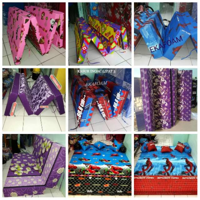 Cover Sarung Kasur  Busa Lipat  4 Lipat  3 Lipat  2 