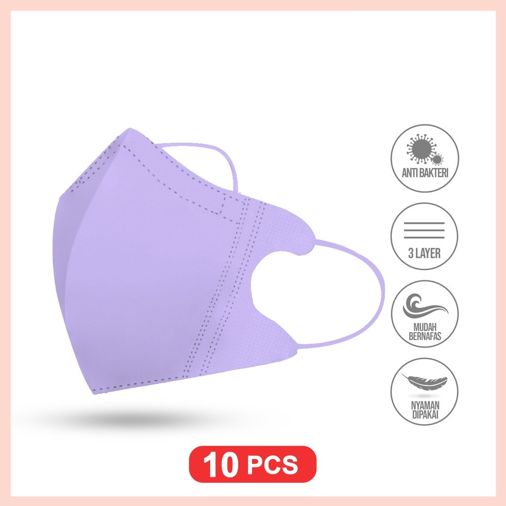 POKY - Protect You Masker Madame Gie Duckbill Face Mask – Masker Isi 10 Pcs