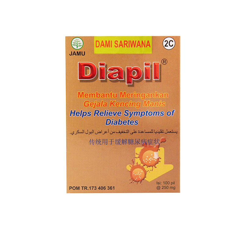 Diapil 12 Kapsul - Dami Sariwana - Meringankan kencing manis