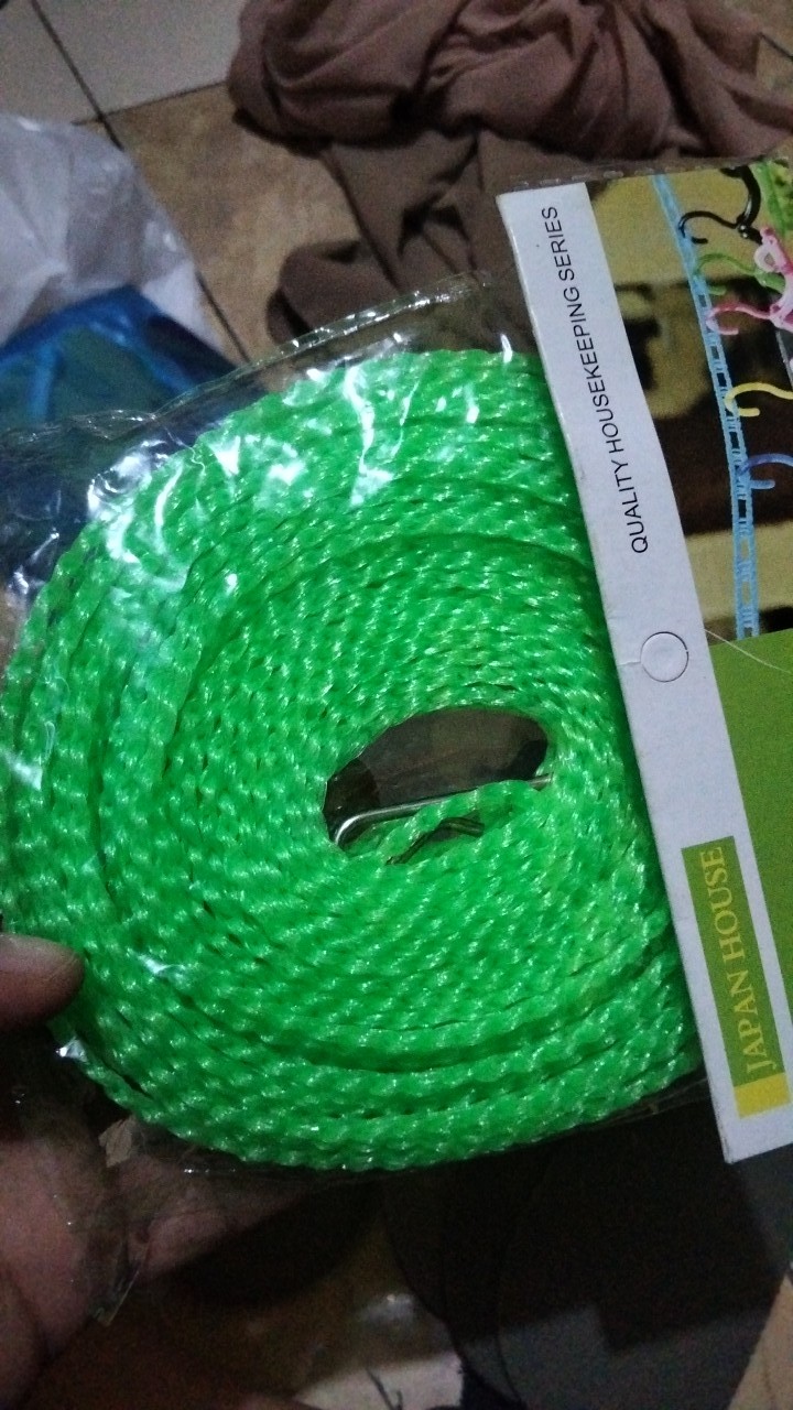 Kain Menggantung Tali Jemuran Pengering Pakaian Luar Panahan Angin / Tali Serba Guna Camping Tali