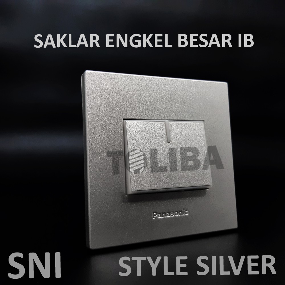 saklar engkel besar panasonic silver / saklar panasonic silver saklar besar tunggal inbow ib SNI