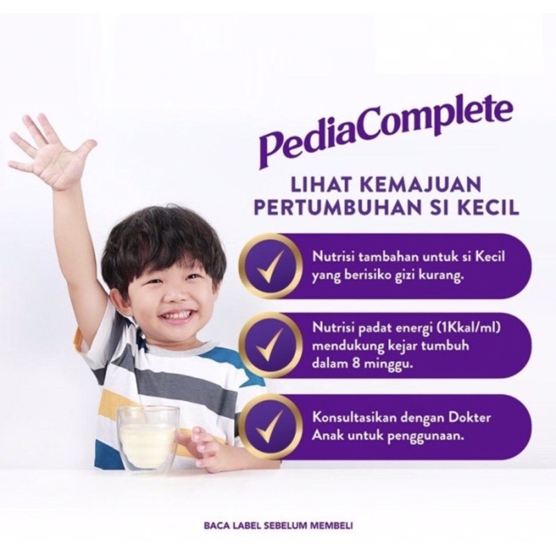 Pediacomplete 400 &amp; 850 gram vanilla ( susu nutrisi lengkap pertumbuhan anak )