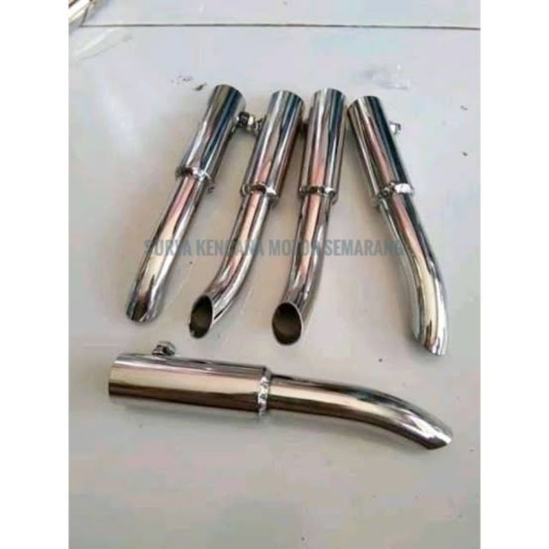 Silencer silincer slenser silencer ujung sambungan knalpot Vespa Super Sprint Bajaj Bagol VBB PX Exc