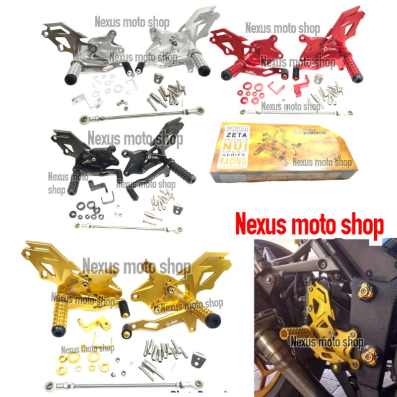 footstep underbone nui zeta ninja250R karbu underbone nui zeta ninja 250 karbu lama