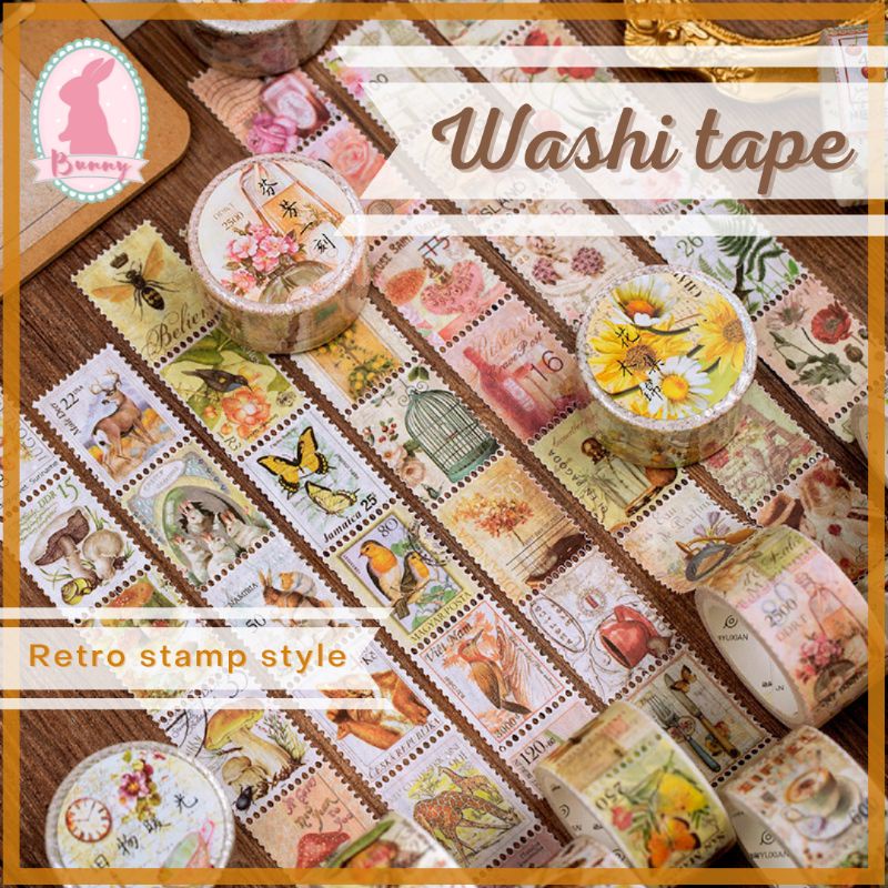 

1 ROLL_STAMP_Washi tape retro stamp_SCRAPBOOK