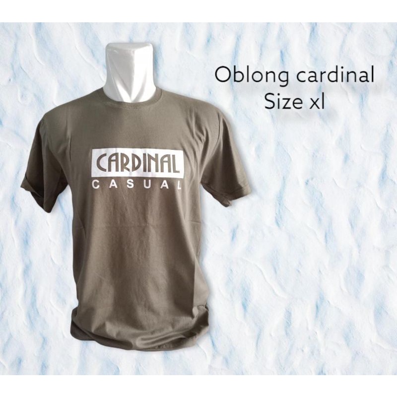 kaos cardinal / oblong cardinal / kaos cowok cardinal / kaps unisex