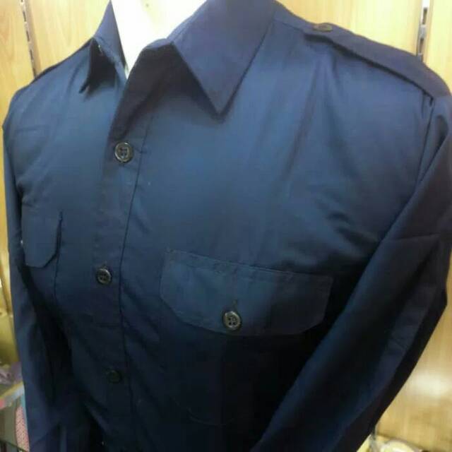 KEMEJA SERAGAM TRANS TV BAJU NET TV PANJANG SERAGAM HITAM BIRU DONGKER _