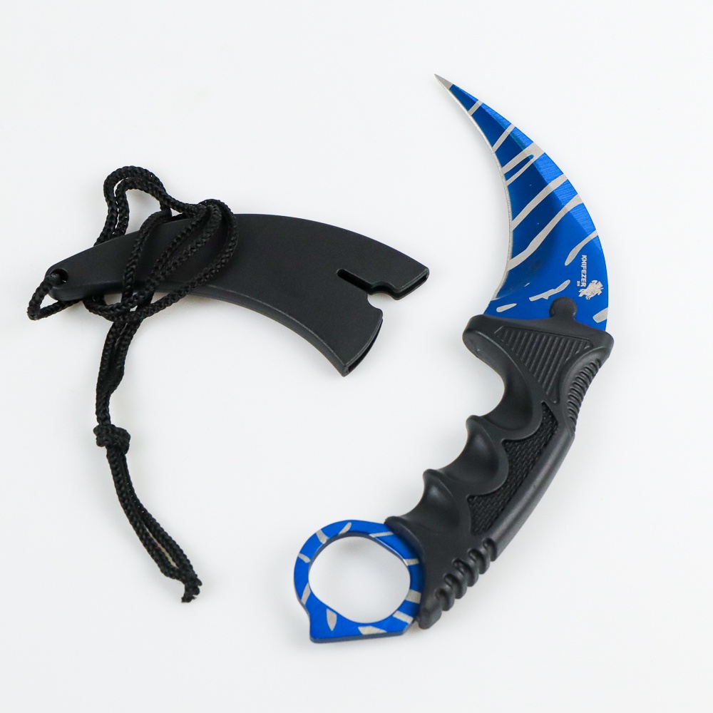 Vastar Pisau Karambit CS GO Collector Knife - H10 - Blue ST