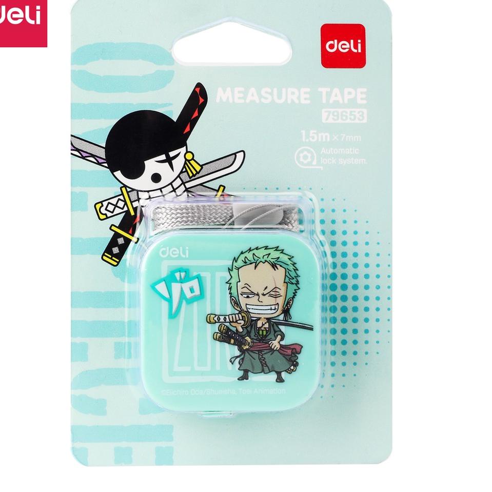 

ャ Deli One Piece Mini Measure Tape / Meteran Mini Plastik 1.5 m Lucu Gambar One Piece Fiberglass Tidak Mudah Kusut Tombol Autolock E79653 |9ALVV Harga.heboh