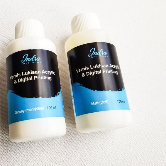 

☺ Indra Art Varnish for Acrylic Paint 100 ml / Vernis lukis - Matt ❁