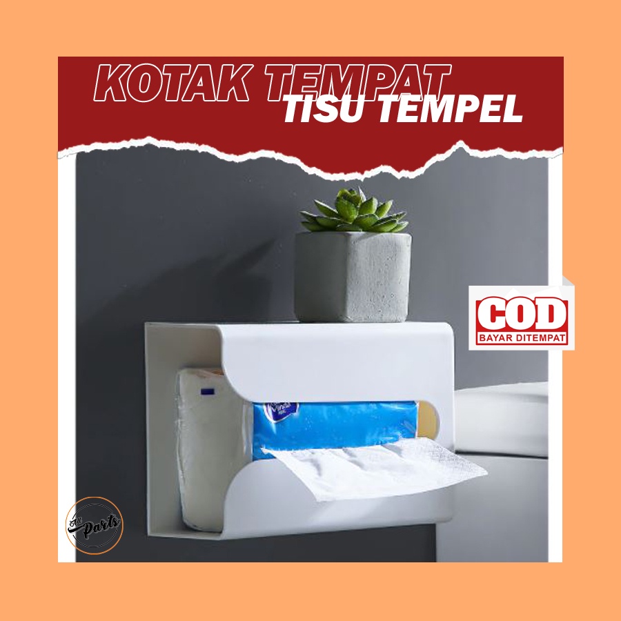 Kotak Tissue Tempel 1107 Tempat Tisu Tissue Unik Serbaguna Wadah Tisu Tempel Dinding Meja