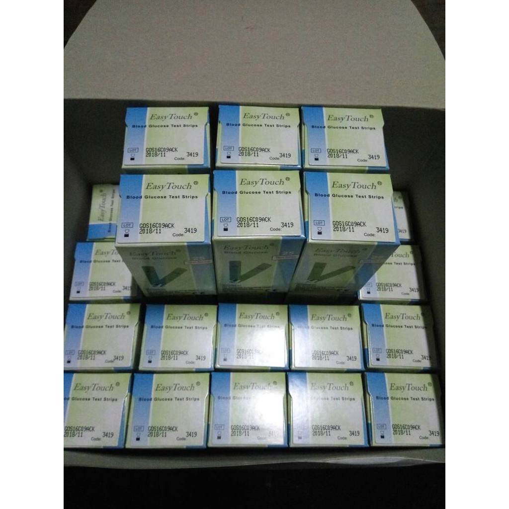 EASY TOUCH STRIP BLOOD GLUCOSE STIK ISI ULANG GULA DARAH
