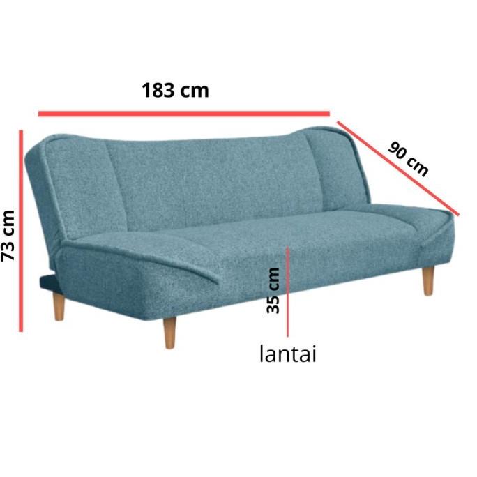 

(PGP) ANDARA SOFABED MULTIFUNGSI OHIO DF12SD3S