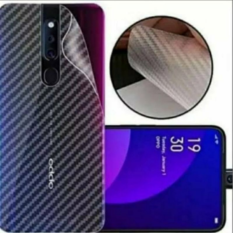 OPPO SKIN CARBON GUARD SKIN GARSKIN ANTI GORES BELAKANG SKIN CARBON OPPO A1K A3S A5S A5 2020 A7 A9 2020 A12 A15  A16 A31 A33 A52 A53 A53s A54 4G A54 5G A72 A74 A74 5G A91 A92 A94 A95 F7 F11 F11 PRO RENO 3 4 5 PRO 4F 6 4G 5 7 8 5G A76 7Z A57 A77s A17 8T