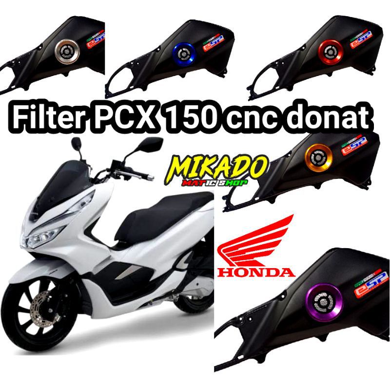 COVER TUTUP BOX FILTER PCX LOKAL 150 CC / VELOSSCOPE TUTUP FILTER CNC / VELOCITY PCX 150